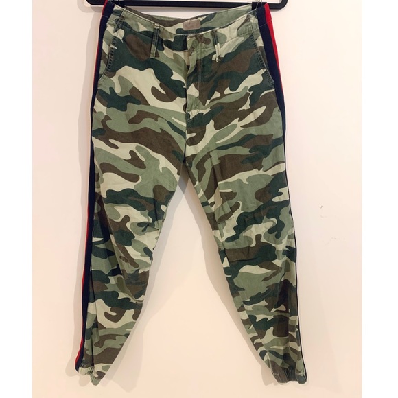 Mother Misfit Camo Side Stripe Cargo Pants - Picture 6 of 9